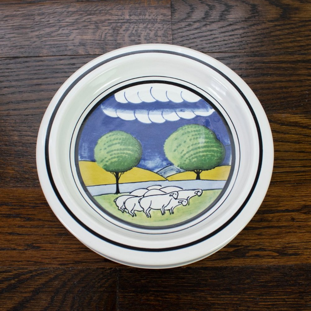Vintage Mancer Italian Sheep Transumanza Ashtray Trinket Dish